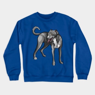 Cute Lurcher Dog Crewneck Sweatshirt